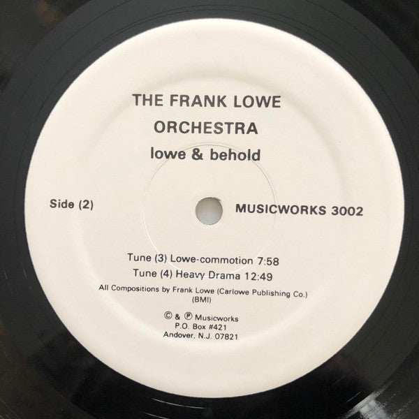 The Frank Lowe Orchestra : Lowe And Behold (LP, Album)