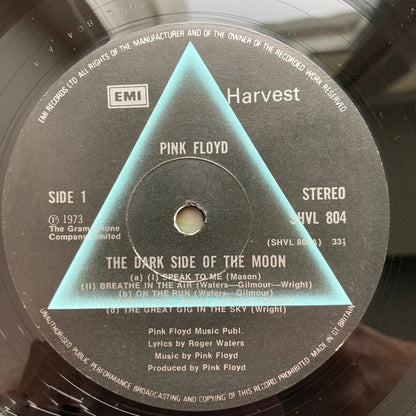 Pink Floyd : The Dark Side Of The Moon (LP, Album, RP, 4th)