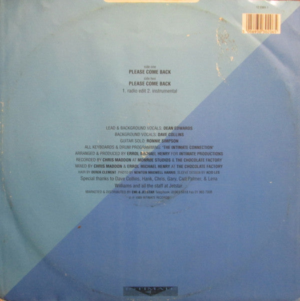 Dean Edwards : Please Come Back (12")