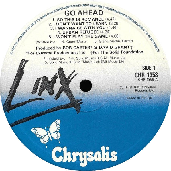 Linx : Go Ahead (LP, Album)