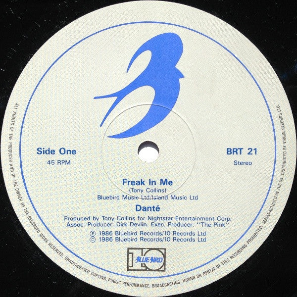 Danté (3) : Freak In Me (12")