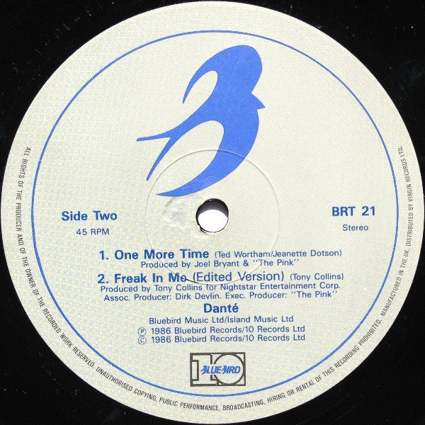 Danté (3) : Freak In Me (12")