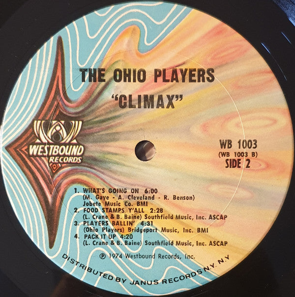 Ohio Players : Climax (LP, Album, Gat)