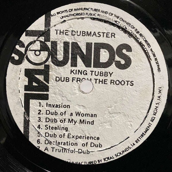 King Tubby : Dub From The Roots (LP, Album)