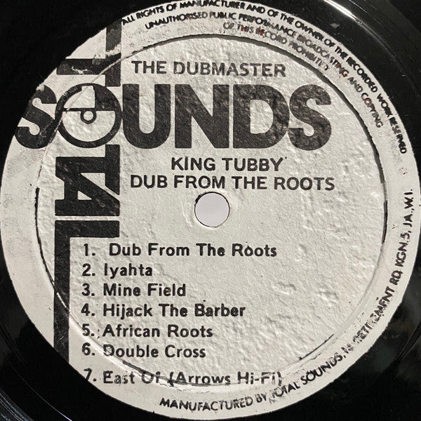 King Tubby : Dub From The Roots (LP, Album)