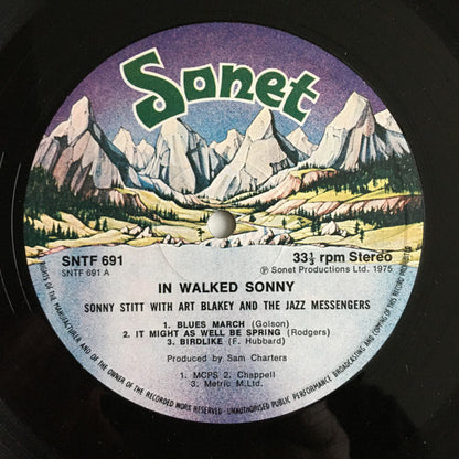Sonny Stitt With Art Blakey & The Jazz Messengers : In Walked Sonny (LP, Album)