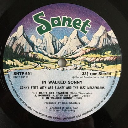Sonny Stitt With Art Blakey & The Jazz Messengers : In Walked Sonny (LP, Album)