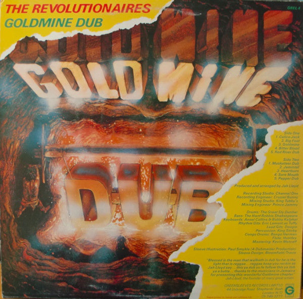 The Revolutionaries : Goldmine Dub (LP, Album)