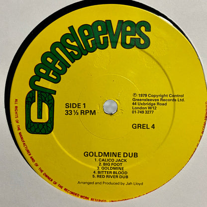 The Revolutionaries : Goldmine Dub (LP, Album)