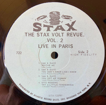 Various : The Stax / Volt Revue Volume 2  Live In Paris (LP, Album, Mono, lar)