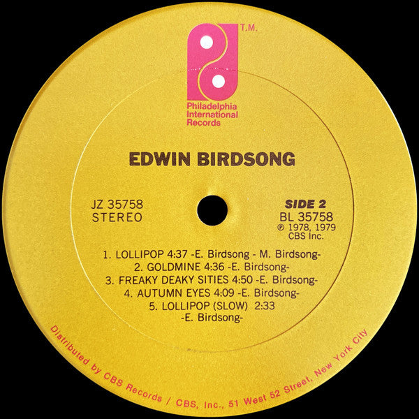Edwin Birdsong : Edwin Birdsong (LP, Album)