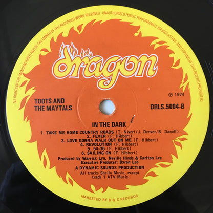 Toots & The Maytals : In The Dark (LP, Album, Gar)