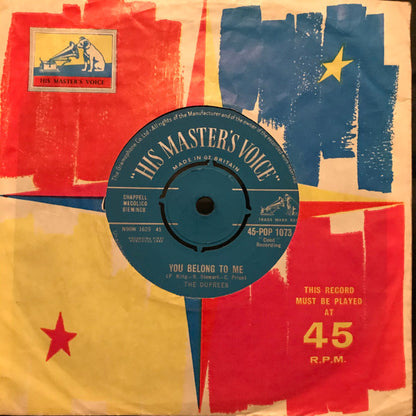 The Duprees : You Belong To Me / Take Me As I Am (7", Single, Mono)