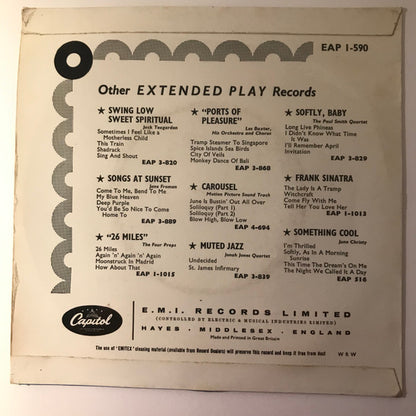 Frank Sinatra / Ray Anthony : Melody Of Love (7", EP, RE, 4 P)