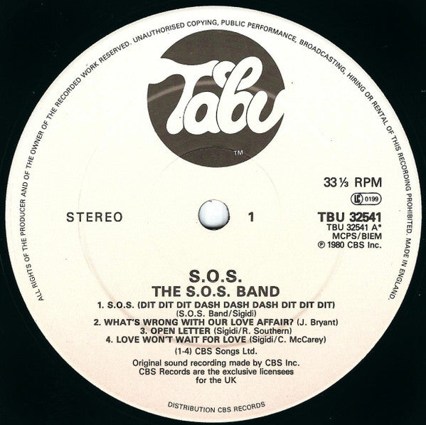 The S.O.S. Band : S.O.S. (LP, Album)