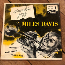 Miles Davis : Classics In Jazz Part 1 (7", EP, Scr)