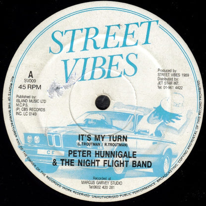 Peter Hunnigale & The Night Flight Band : It's My Turn (12")