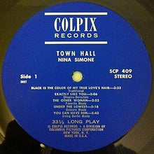Nina Simone : Nina Simone At Town Hall (LP, Album, RP, Mon)