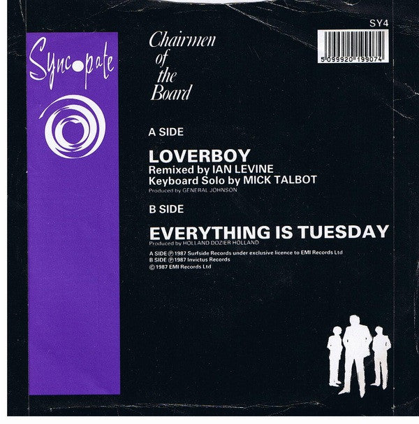 Chairmen Of The Board Featuring General Johnson : Loverboy (7")