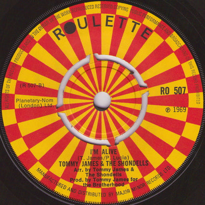 Tommy James & The Shondells : Crystal Blue Persuasion (7", Single)