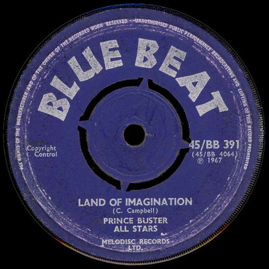 Prince Buster's All Stars : Land Of Imagination / The Barrister (The Appeal) (7", Single)
