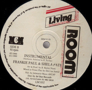 Frankie Paul & Sheila Pate : My Apology (12")