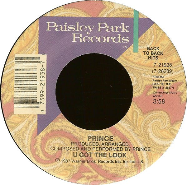 Prince : Sign "O" The Times / U Got The Look (7")