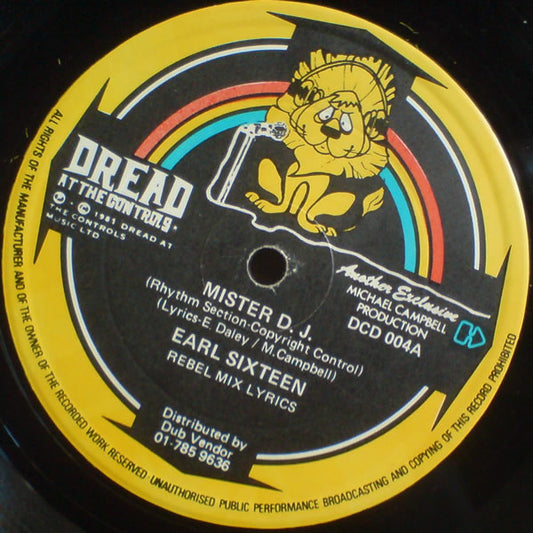 Earl Sixteen / Gilly Buchanan : Mister D.J. / Ghetto Youths (12")