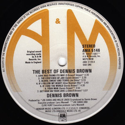 Dennis Brown : The Best (LP, Comp)