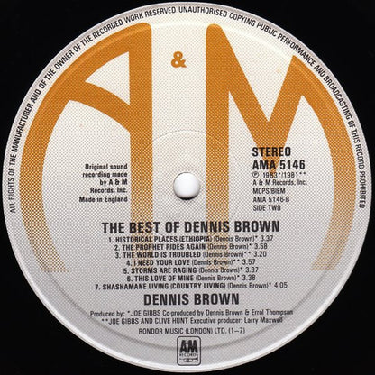 Dennis Brown : The Best (LP, Comp)