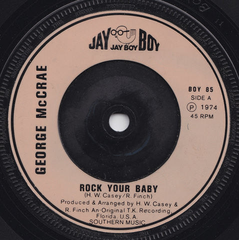 George McCrae : Rock Your Baby (7", Single, Inj)