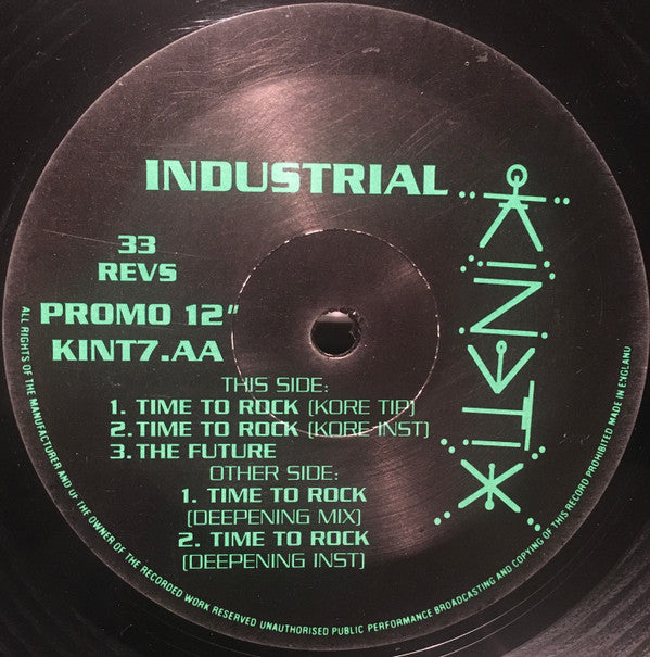 Industrial : Time To Rock (12", Promo)