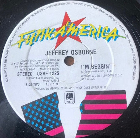 Jeffrey Osborne : On The Wings Of Love (12")