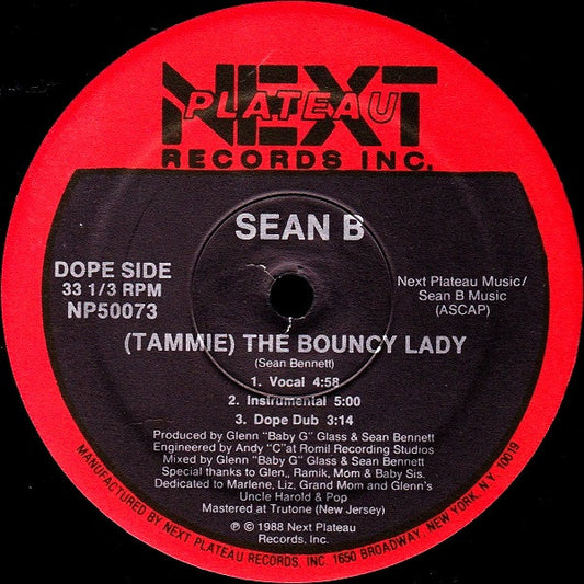 Sean Bennett : (Tammie) The Bouncy Lady (12")