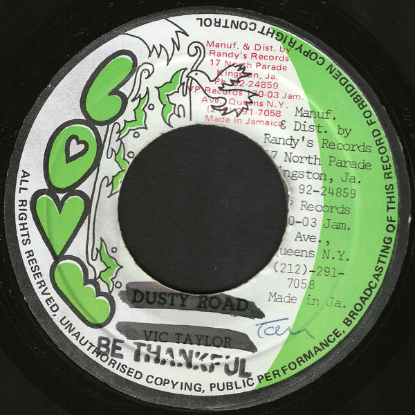 Donovan Carless : Be Thankful (7", M/Print)