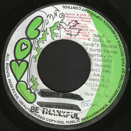 Donovan Carless : Be Thankful (7", M/Print)