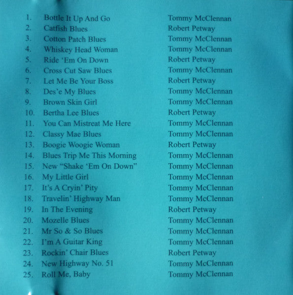 Tommy McClennan & Robert Petway : Cotton Pickin' Blues (CD, Comp)
