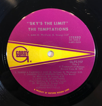The Temptations : Sky's The Limit (LP, Album)