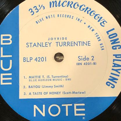 Stanley Turrentine : Joyride (LP, Album, Mono, Dee)