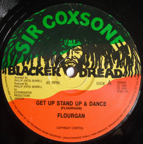 Flourgon / Tenor Fly : Get Up Stand Up & Dance / Roughneck Fashion (12")