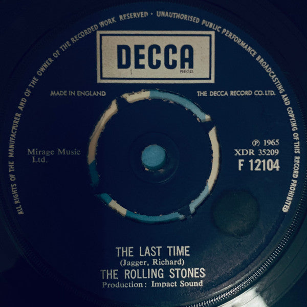 The Rolling Stones : The Last Time (7", RE, Pus)