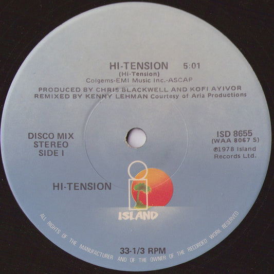 Hi-Tension : Hi-Tension / Girl I Betcha (12")