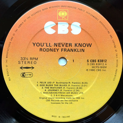 Rodney Franklin : You'll Never Know (LP, Album)