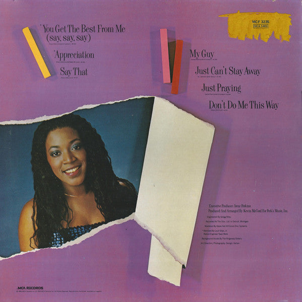 Alicia Myers : I Appreciate (LP, Album)