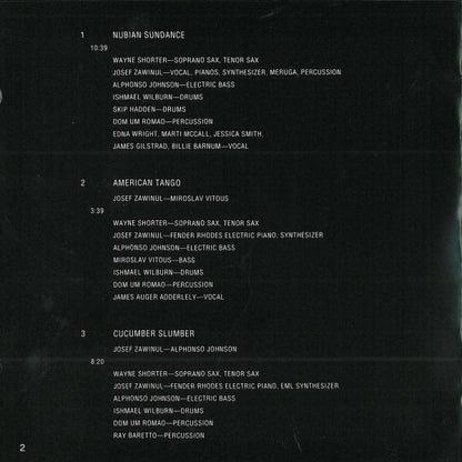 Weather Report : Mysterious Traveller (CD, Album, RE, RM, DSD)