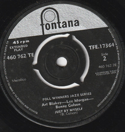 Art Blakey, Lee Morgan, Benny Golson : Are You Real / Just By Myself (7", EP, Mono)
