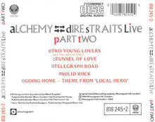 Dire Straits : Alchemy - Dire Straits Live Part Two (CD, Album, Blu)
