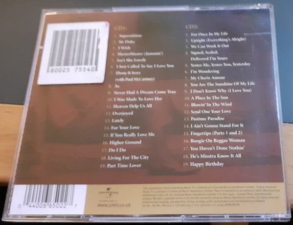 Stevie Wonder : The Definitive Collection (2xCD, Comp)