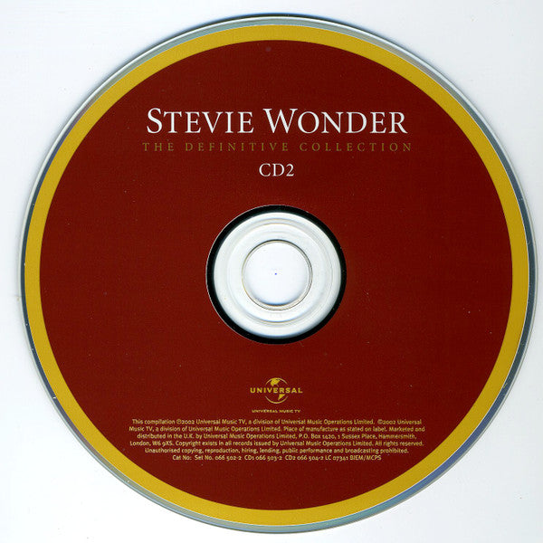 Stevie Wonder : The Definitive Collection (2xCD, Comp)