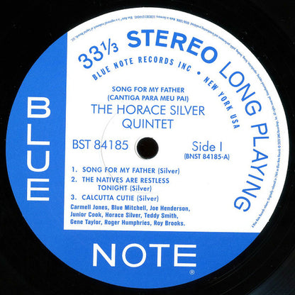 The Horace Silver Quintet : Song For My Father (Cantiga Para Meu Pai) (LP, Album, RE, 180)